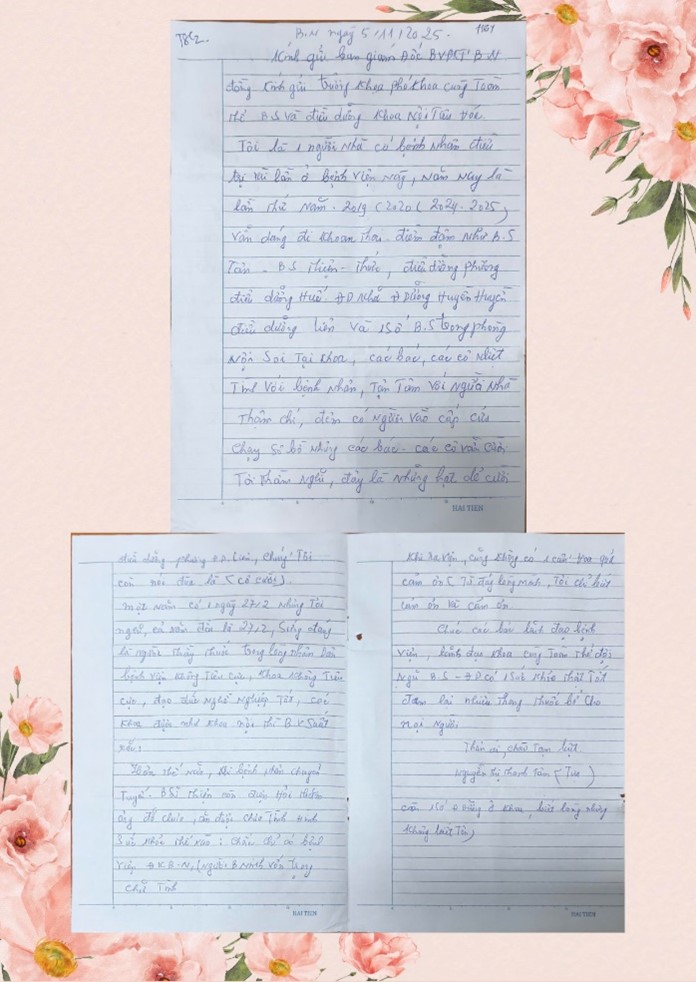 LÁ THƯ 79king con GỬI TỚI KHOA NỘI TIÊU HOÁ “LAN TỎA 79 king 12 TỪ NHỮNG ĐIỀU BÌNH DỊ”